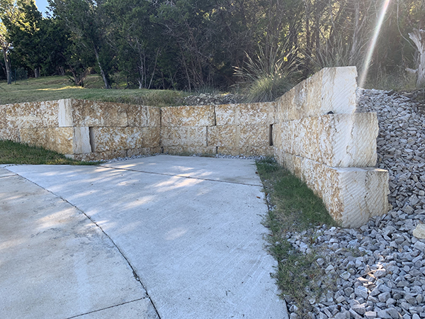 Retaining Walls by Pedernales Excavating