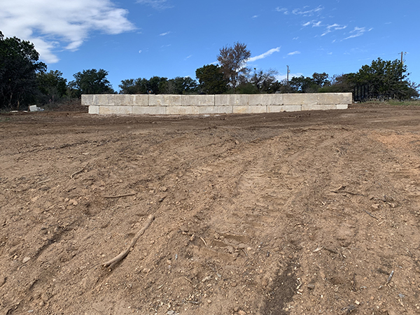 Retaining Walls by Pedernales Excavating