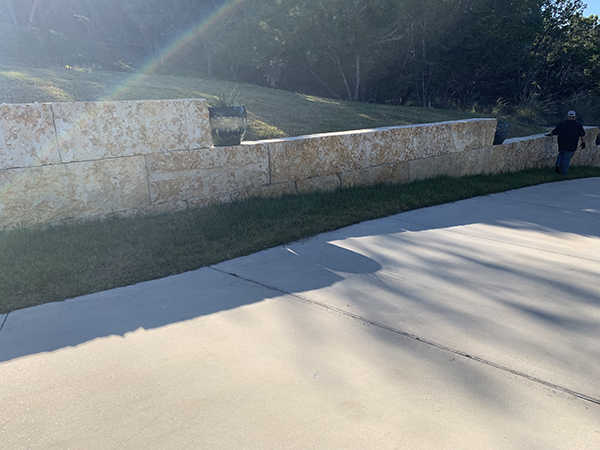 Retaining Walls by Pedernales Excavating