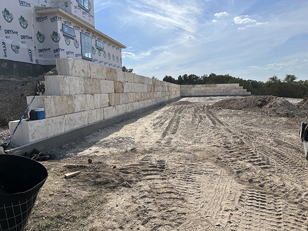 Retaining Walls by Pedernales Excavating