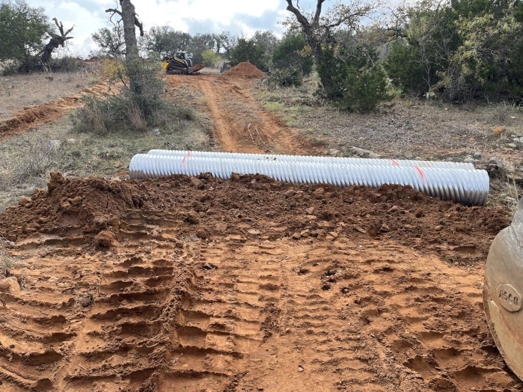 Culverts by Pedernales Excavating