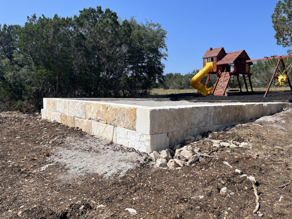 Retaining Walls and Concrete Blocks by Pedernales Excavating