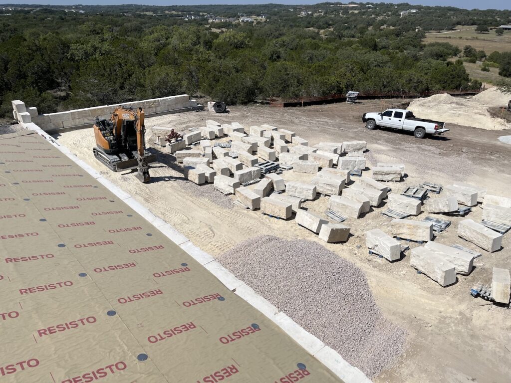 Retaining Walls and Concrete Blocks by Pedernales Excavating