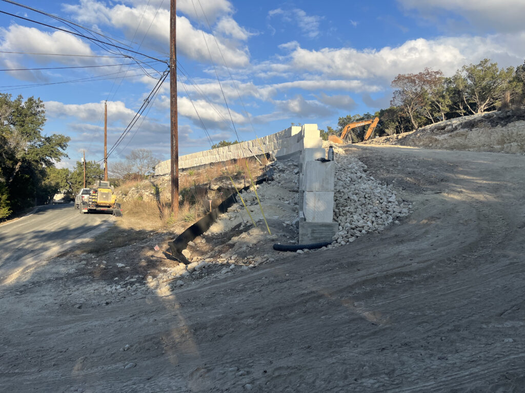 Retaining Walls in Austin TX by Pedernales Excavating
