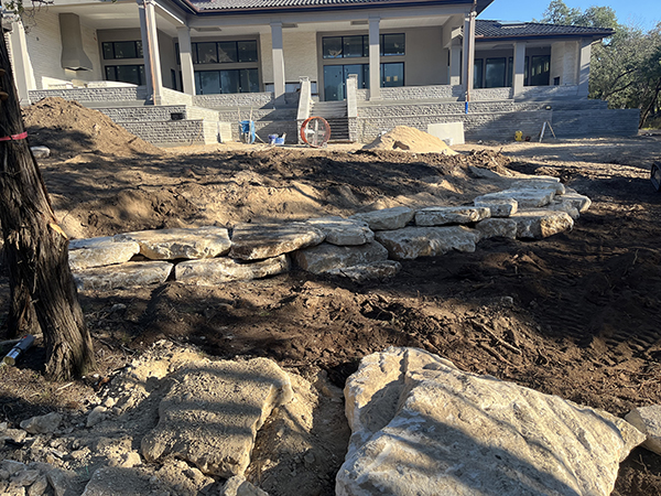Retaining Walls by Pedernales Excavating