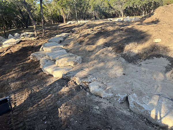 Retaining Walls by Pedernales Excavating