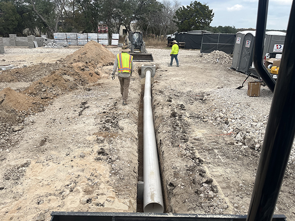 Underground Utilities by Pedernales Excavating