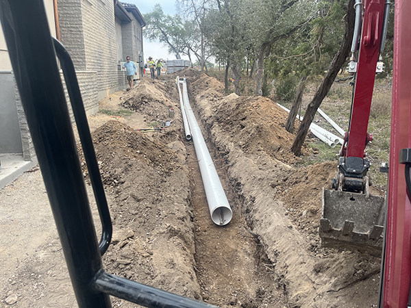 Underground Utilities by Pedernales Excavating